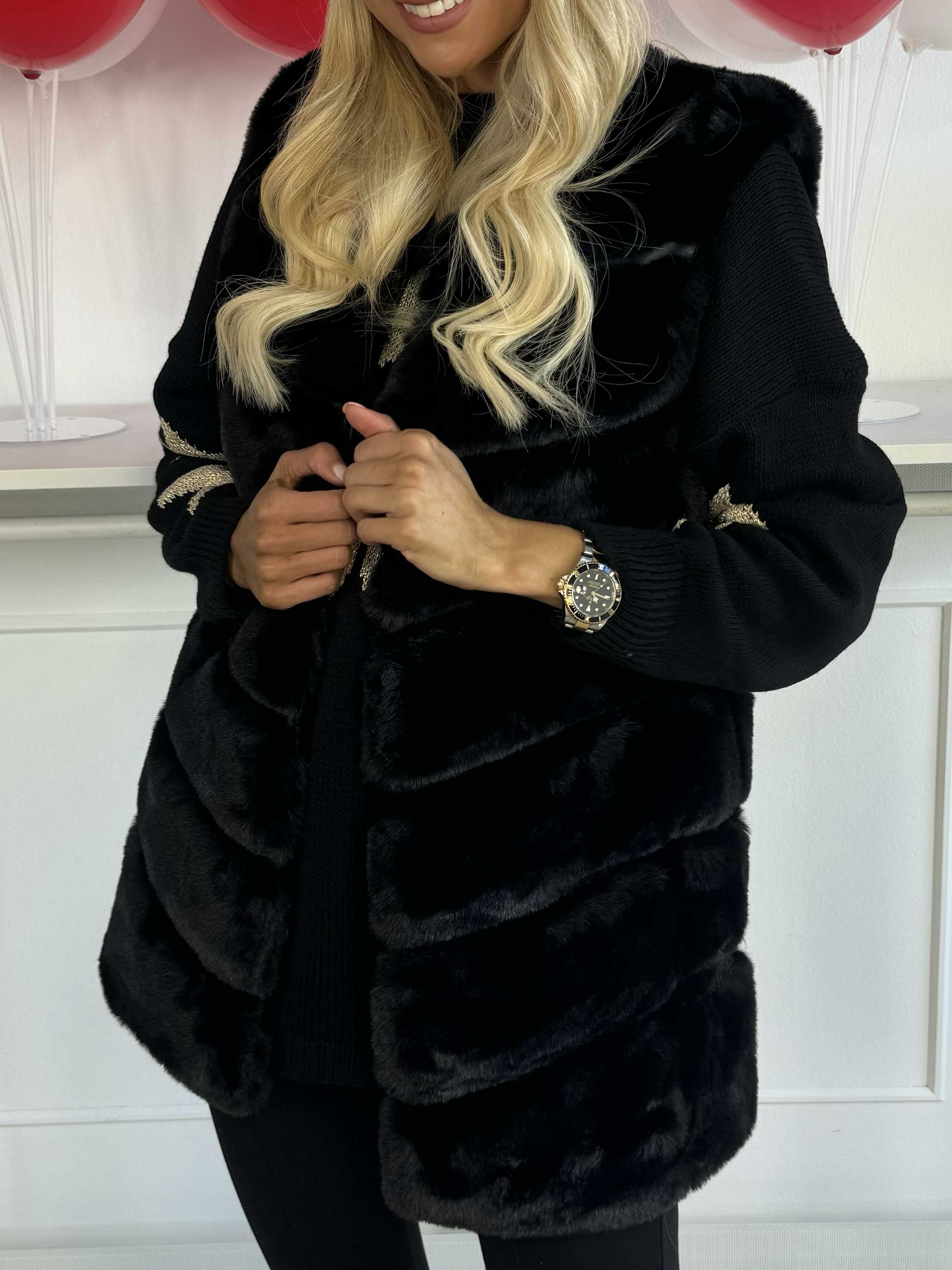 Chiara - Mjuk fuskpälsväst